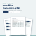 New employee onboarding checklist template pages