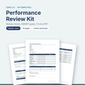 Performance review template and performance improvement plan (PIP) pages